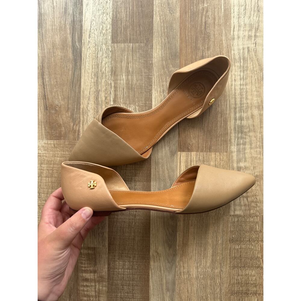 Tory Burch Tan and Cream Flats - Picture 4 of 6